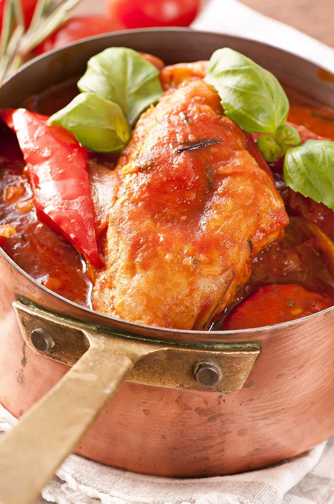 Poulet cacciatore (ou poulet chasseur)