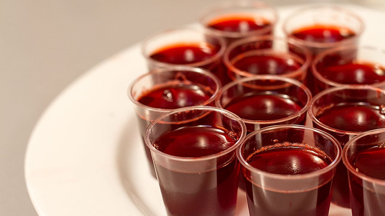 Jell-O Shots au Cuba Libre