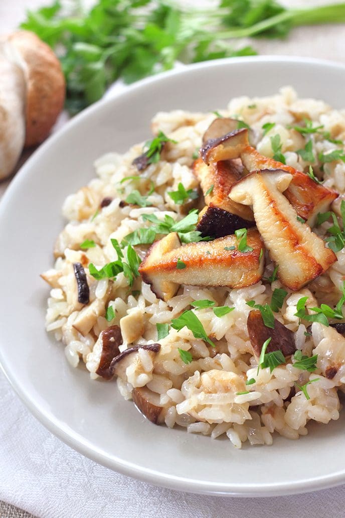 Risotto aux champignons super facile