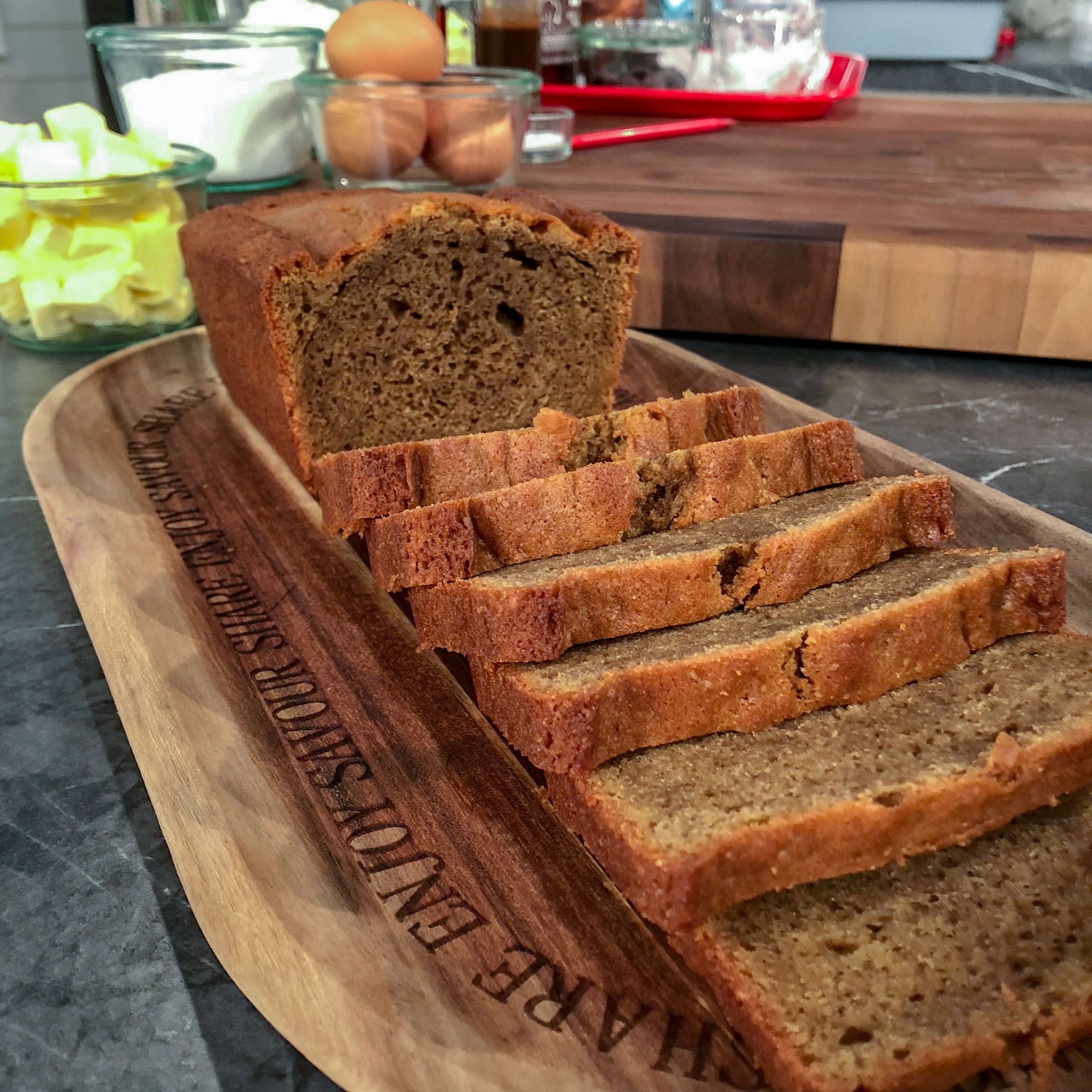 Gâteau quatre-quarts au café