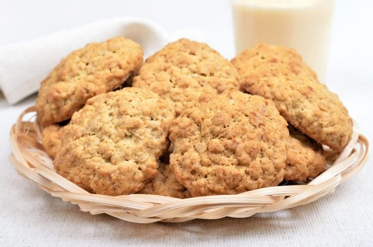 Biscuits à la farine d’avoine et aux noix de coco