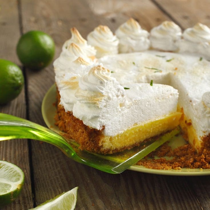 Tarte à la lime style 