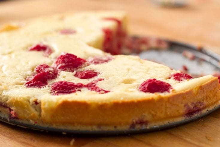 Clafoutis aux framboises